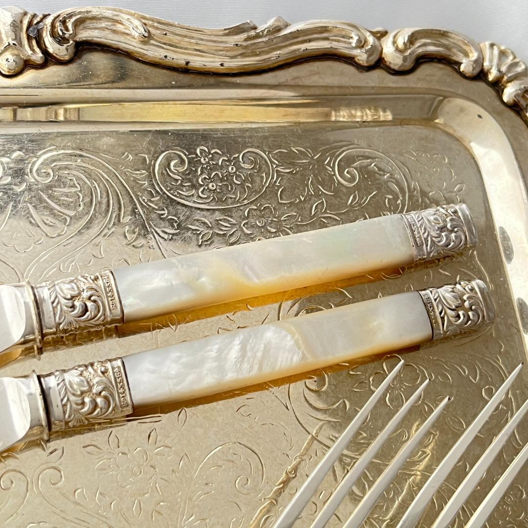 【 Allen & Darwin 】【白蝶貝】ビクトリアン デザート 4本