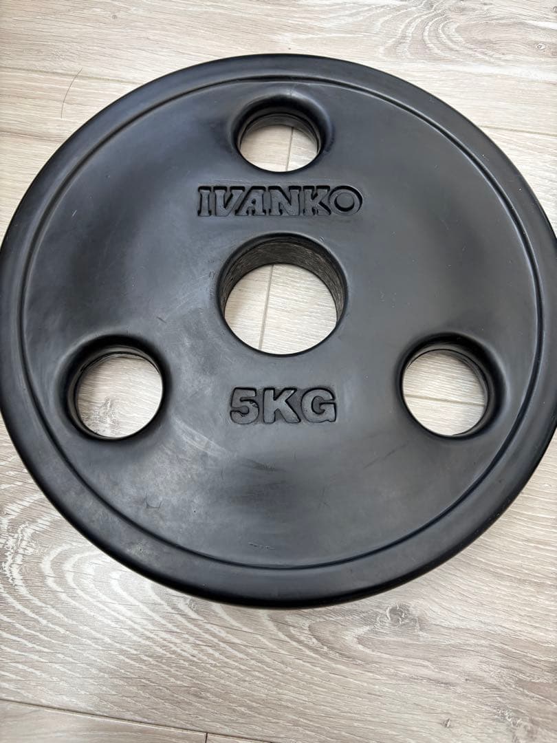 IVANKO 5kg ダンベルプレート Φ50mmバー専用 2枚セット