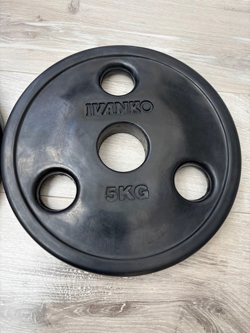 IVANKO 5kg ダンベルプレート Φ50mmバー専用 2枚セット