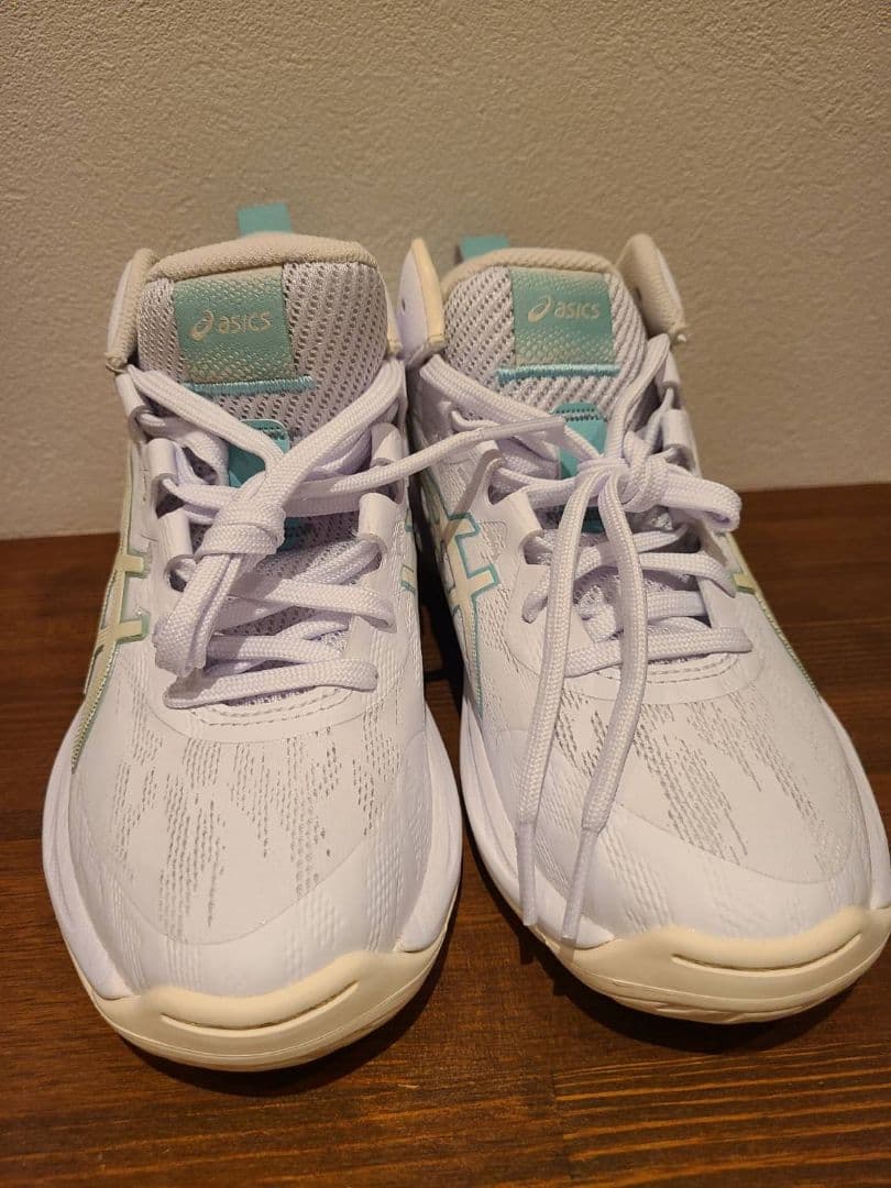 ASICS バスケットボールシューズ ホワイト/ミント
