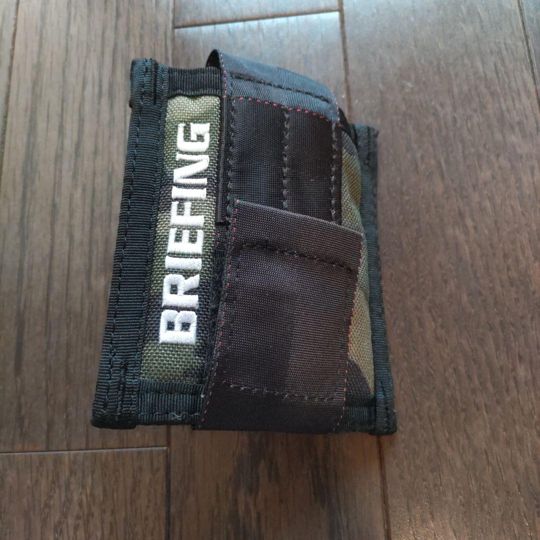 BRIEFING 迷彩 ダブルジッパーポーチ　ボール入れ付き