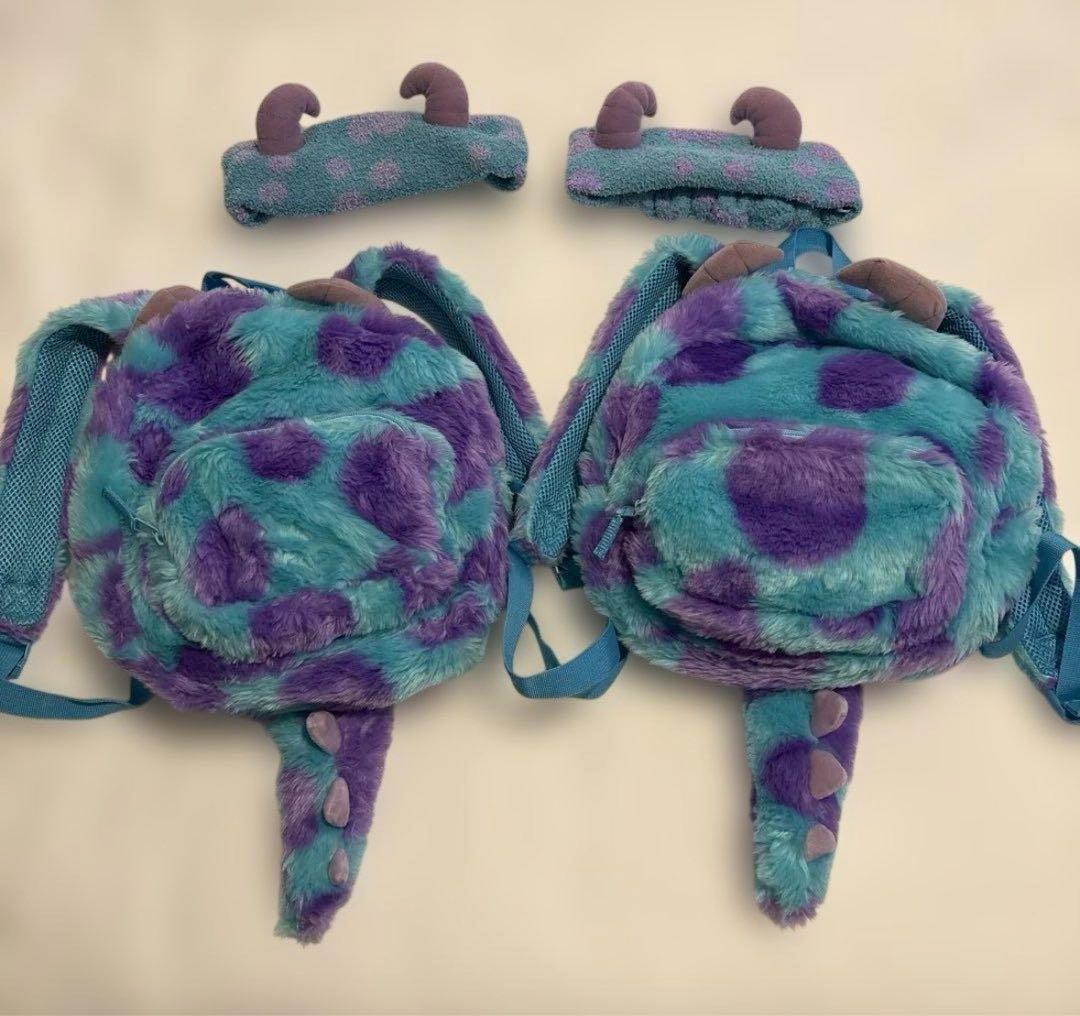 ディズニー モンスターズインク サリー リュック ヘアバンド ミニー マフラー