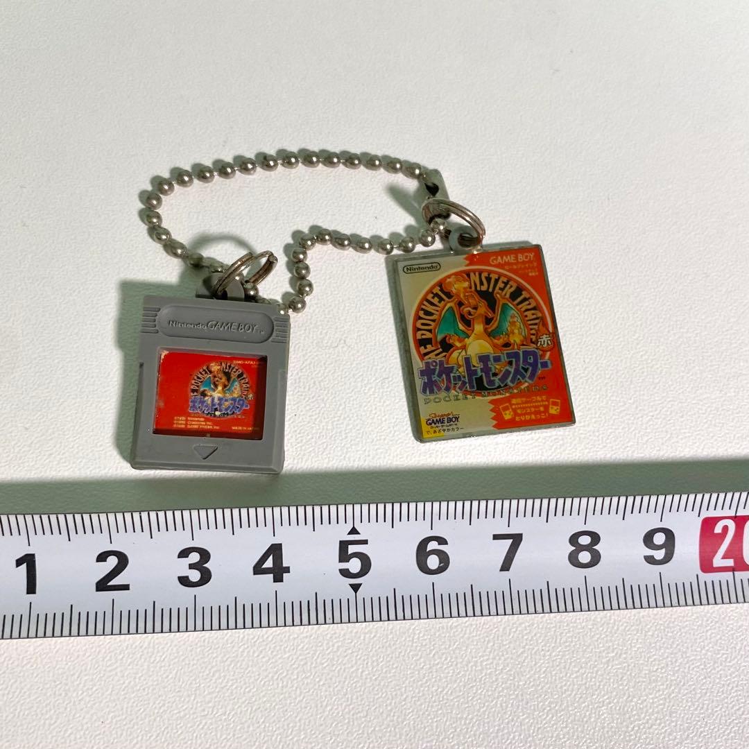 【希少】レア　ポケットモンスター　赤　パッケージ　ソフト　メタル　キーホルダー