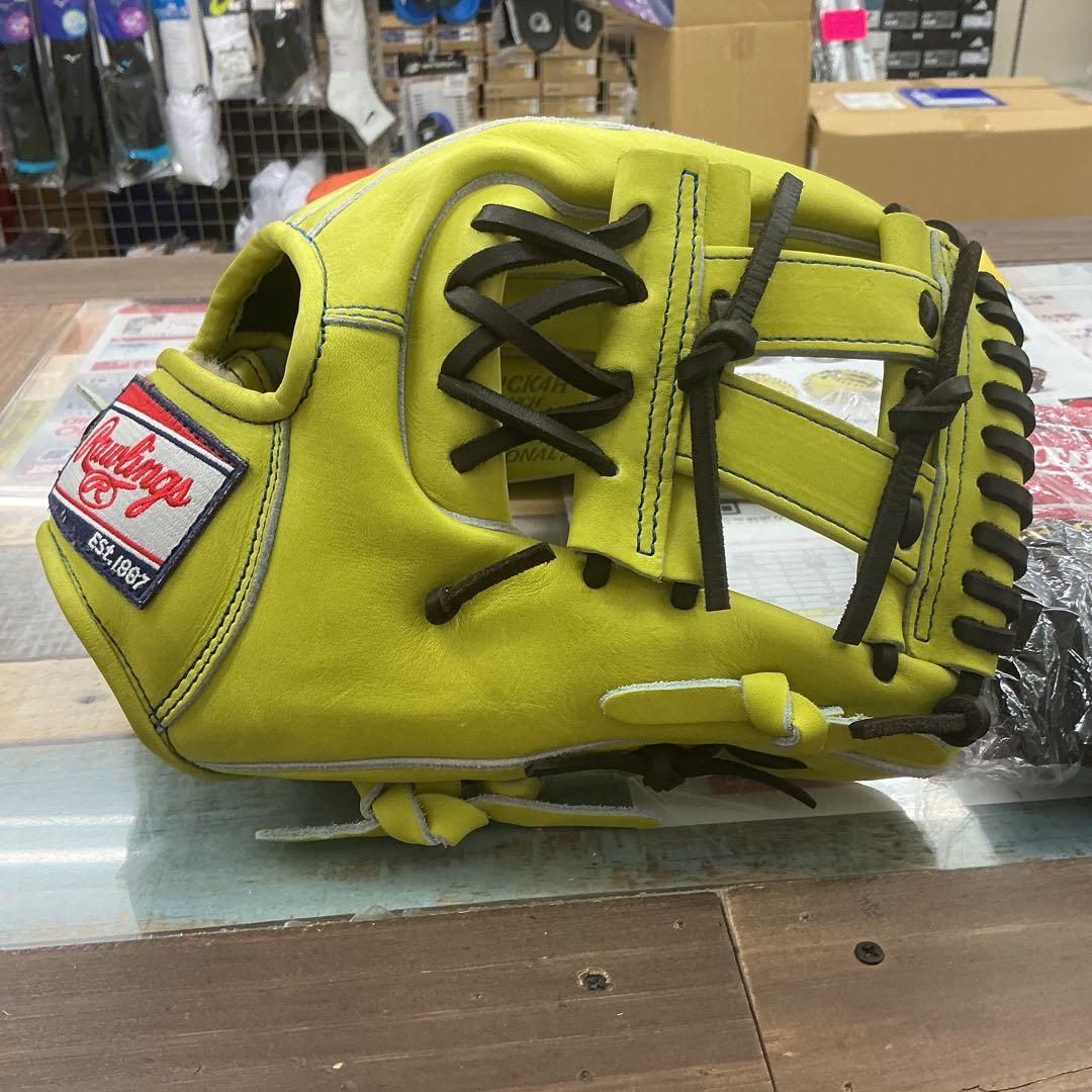 ローリングスHOHプレミアム硬式内野手用グローブ　湯もみ型付けサービス