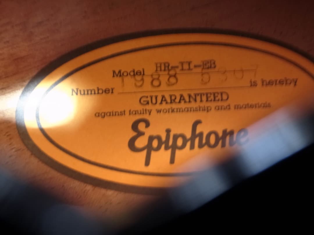 晃*一様 激レア　エピフォン Howard Roberts FUSION HR-