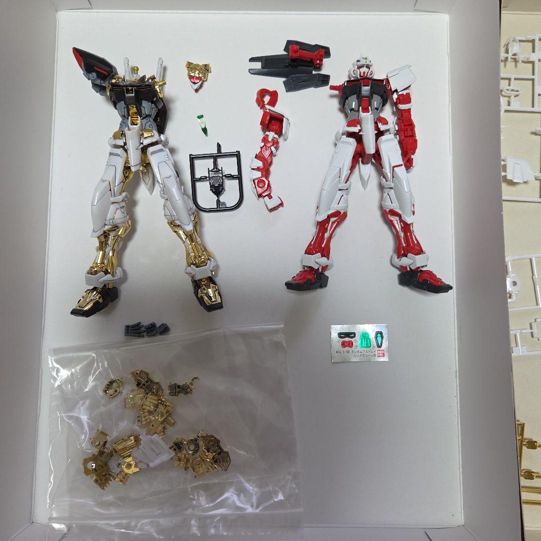 MG　ガンダムアストレイ　ゴールドフレーム　レッドフレーム　ジャンク品
