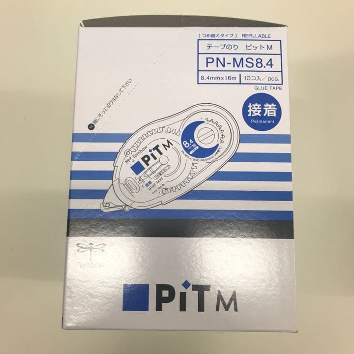 テープのり ピットテープM 8.4mm 本体＋詰替セット