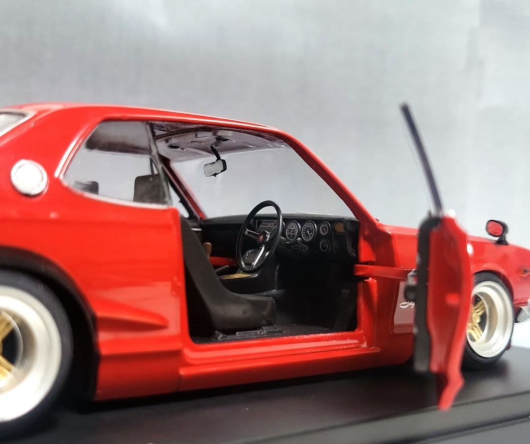 1/24　スカイライン改　ハコスカ2Dr　GT-R　シャドー　ホイール　深リム