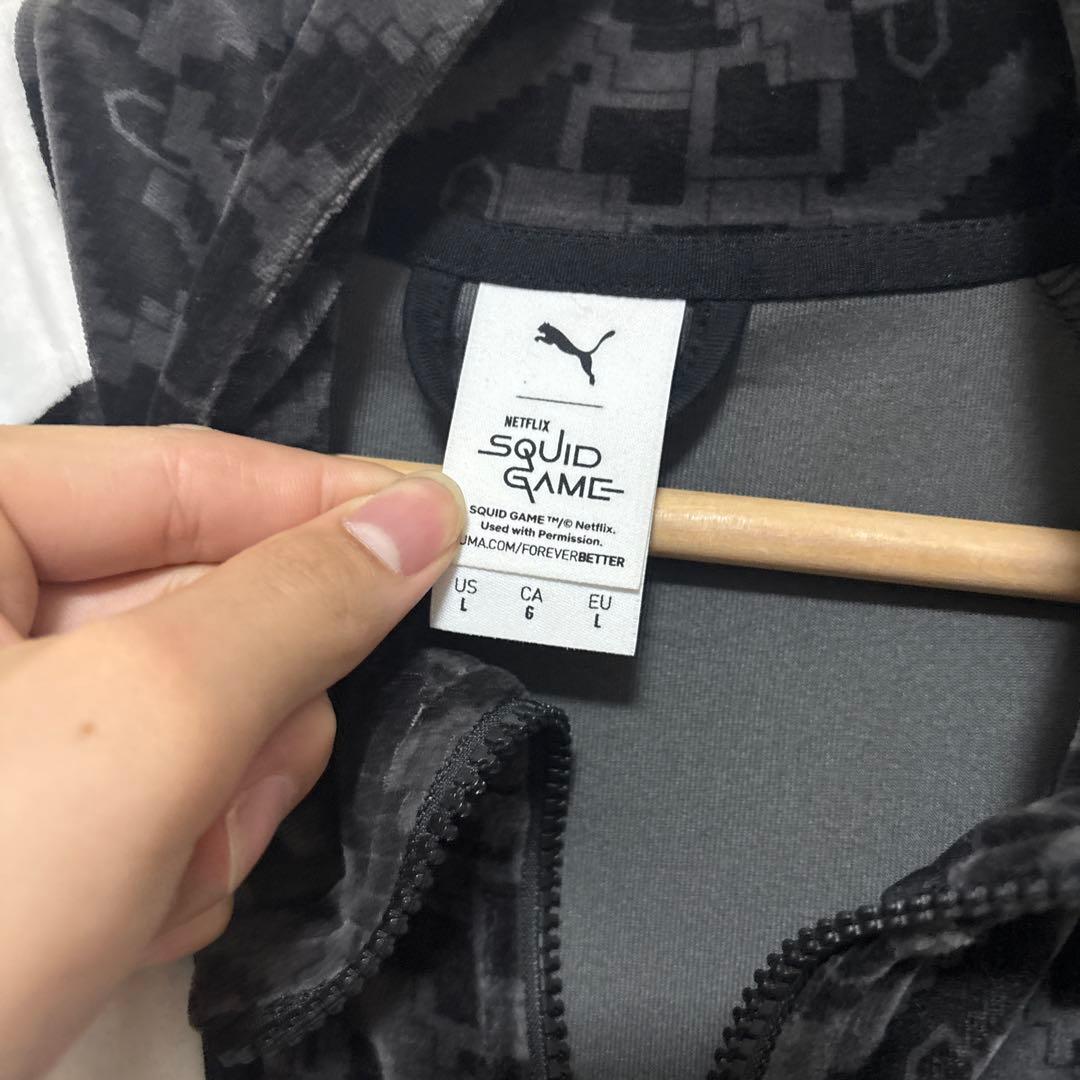 PUMA × イカゲーム コラボ ベロア セットアップLサイズ