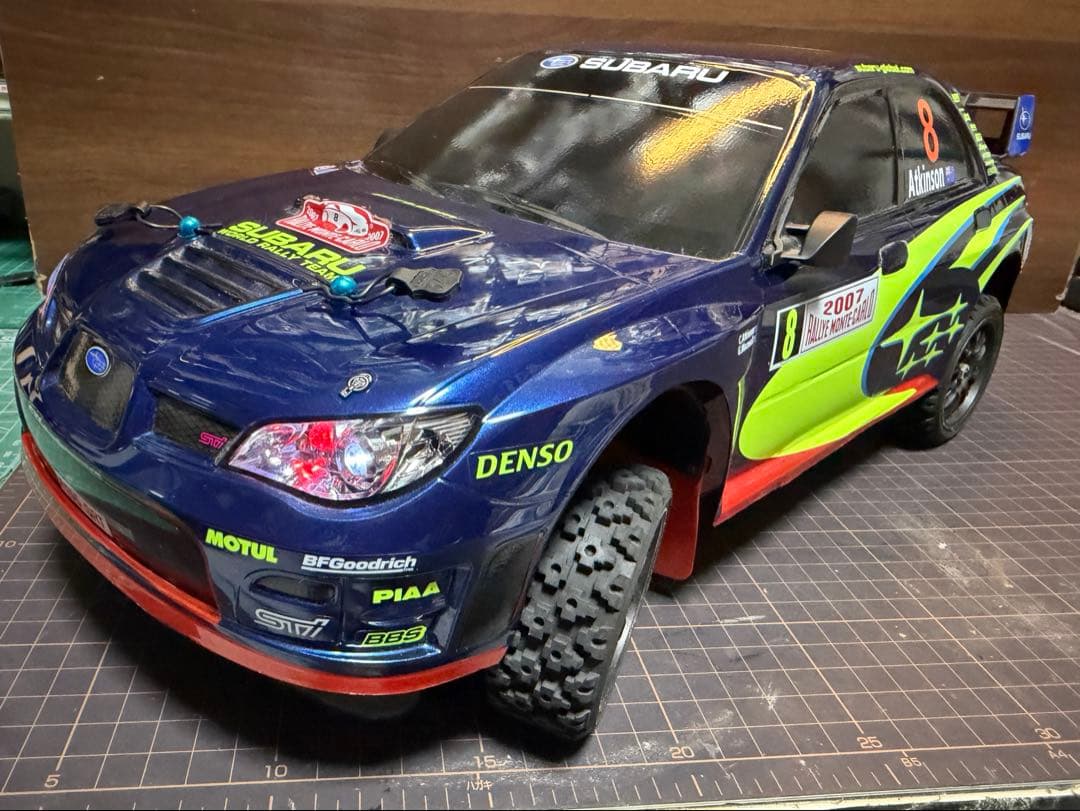 タミヤ　1/10RC スバル インプレッサ WRC モンテカルロ'07 ボディー