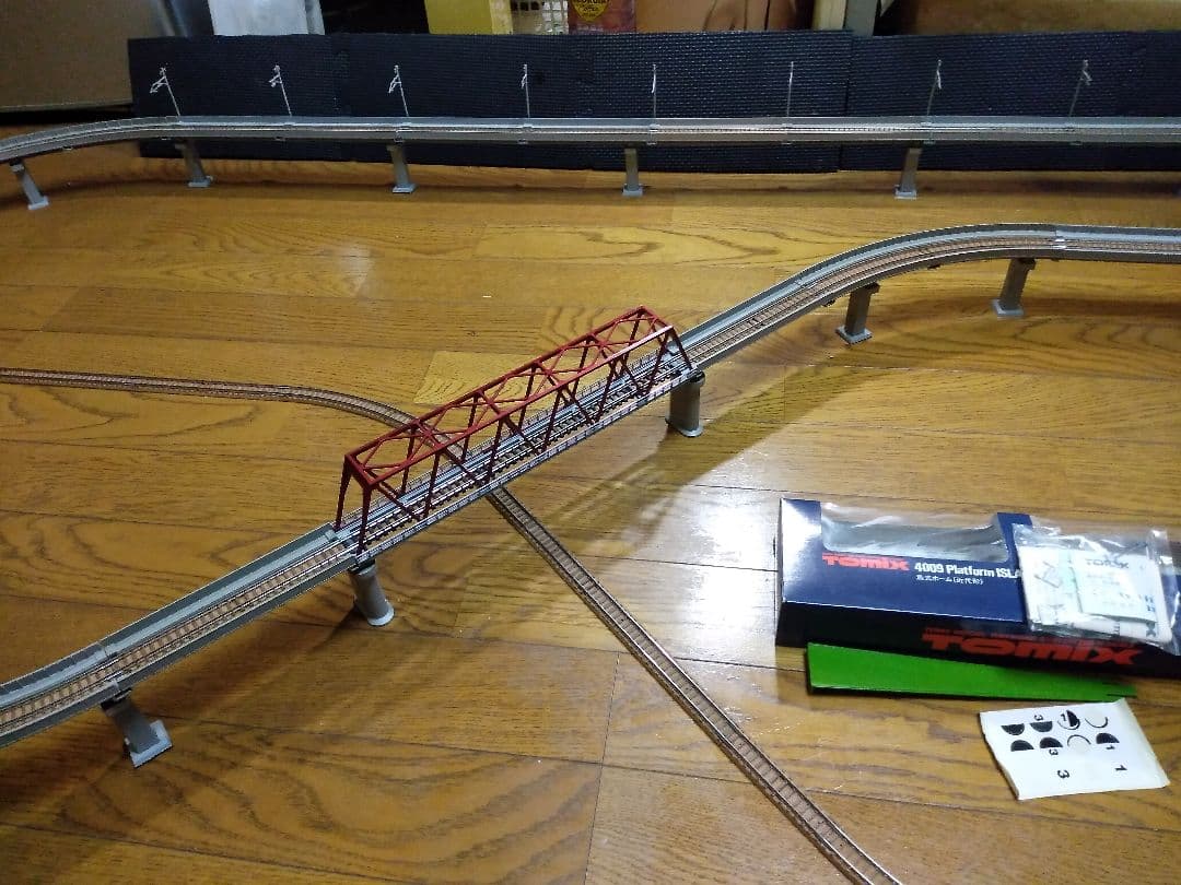 Nゲージ.TOMiX、高架レール.レイアウト、一式、最終値下げ