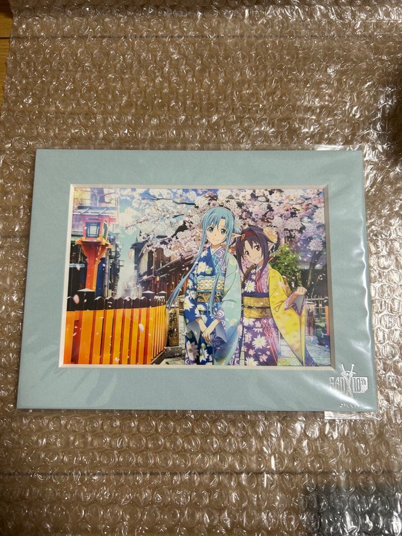 ソードアート・オンライン アスナ ユウキ 京友禅フィギュアセット SAO 特典付