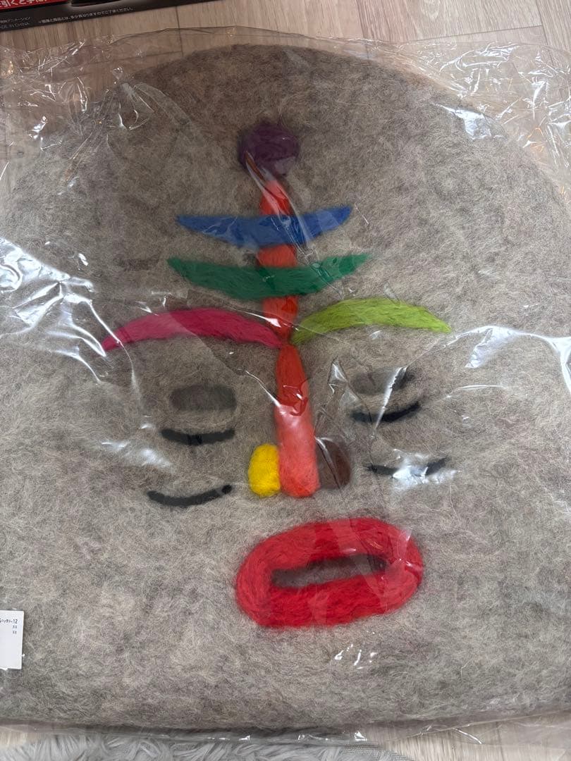 フェルト サウナハット 顔デザイン