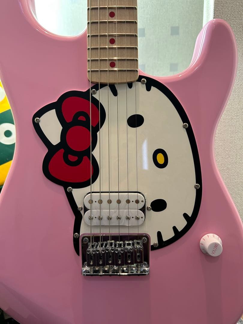 ハローキティ エレキギター ピンク