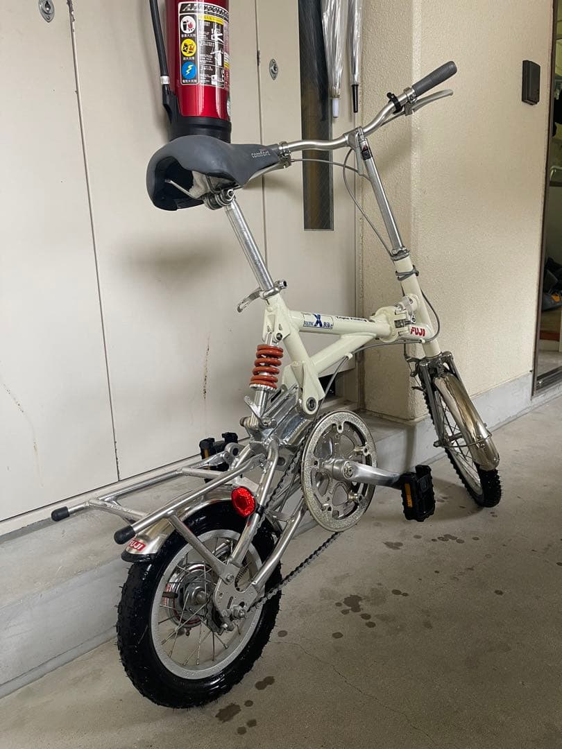 FUJI 折りたたみ自転車 ホワイト