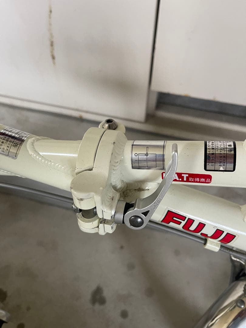 FUJI 折りたたみ自転車 ホワイト