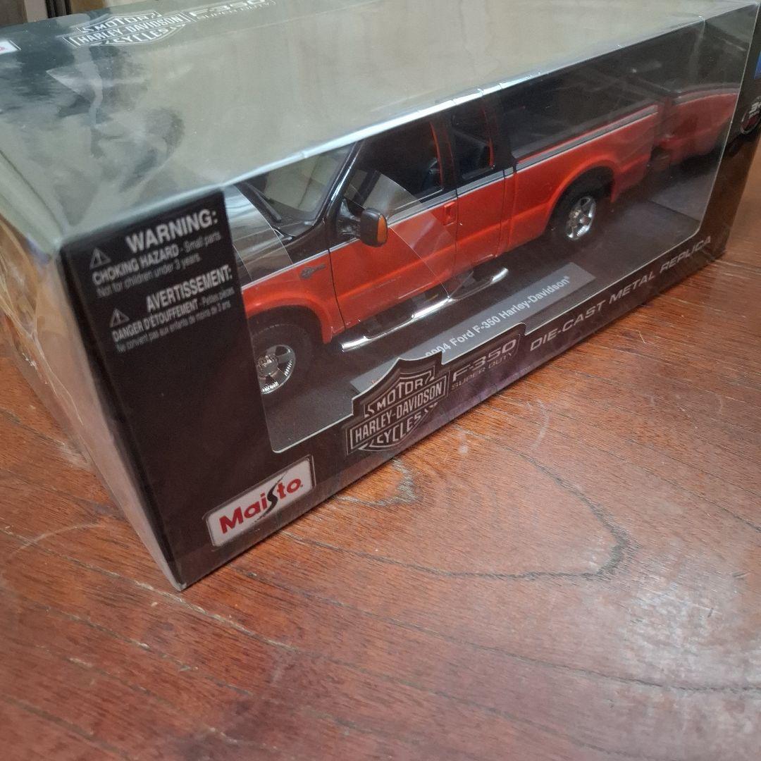 ミニカー Maisto 2004 Ford F-350 Harley-Davidson