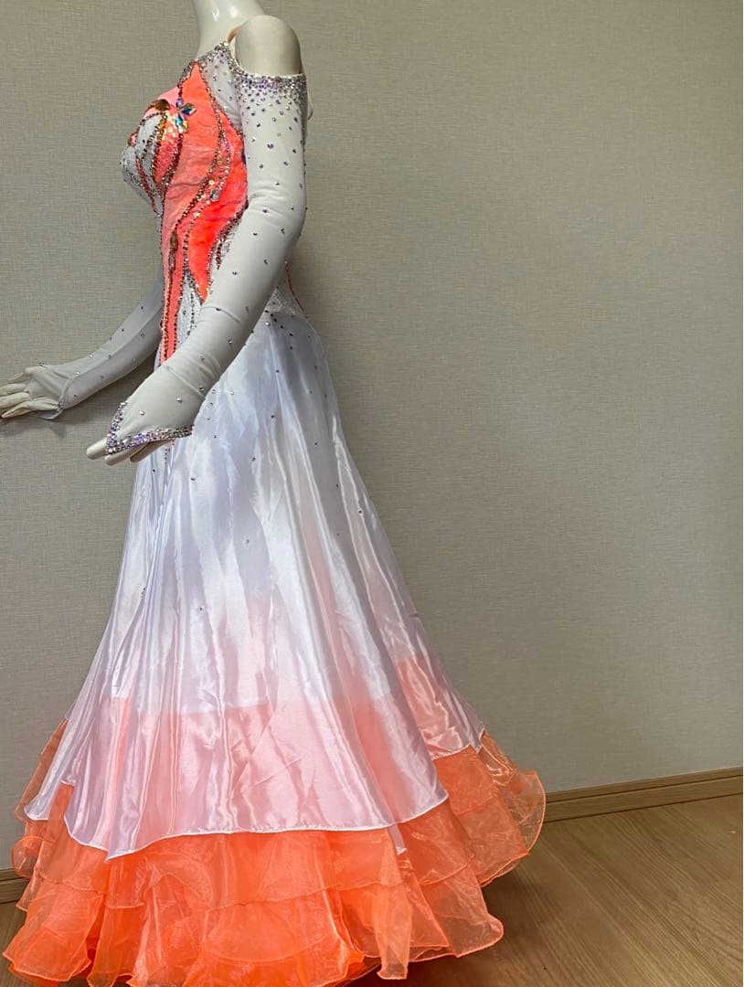 アトリエ ひろこ 社交ダンス モダンドレス スタンダードドレス スワロフスキー