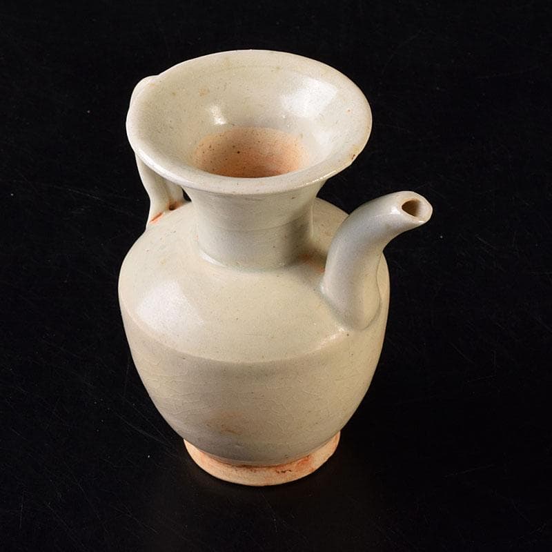 朝鮮美術　李朝　高麗白磁　水注瓶　V　R7909