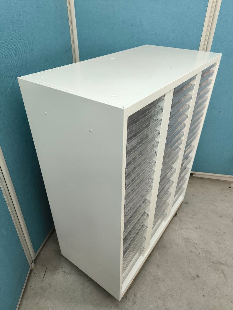 オカムラ　VILLAGE/ レターキャビネット　3列15段 A4 浅深コンビ型