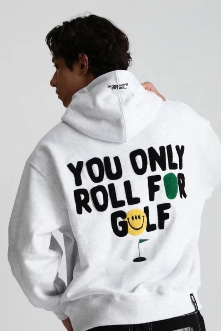 YORF スマイルフーディ グレー　Lサイズ