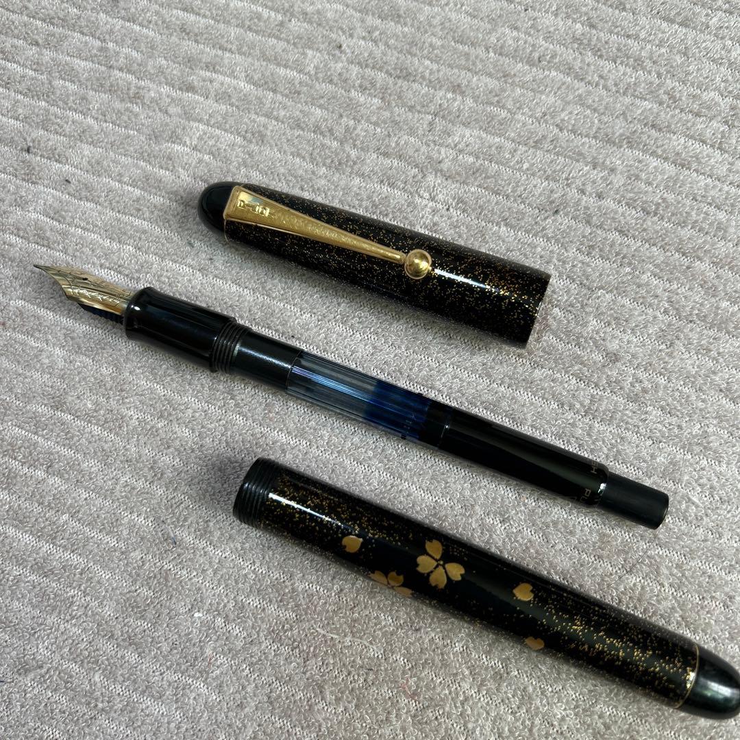 パイロット　漆塗　蒔絵　万年筆