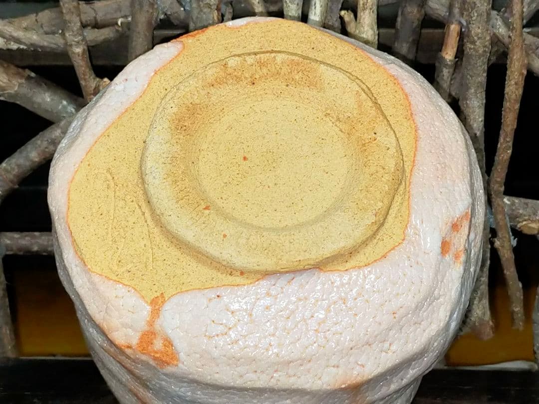 ♥美濃焼♥　志野　茶碗　④　在銘　茶道具　骨董　古玩