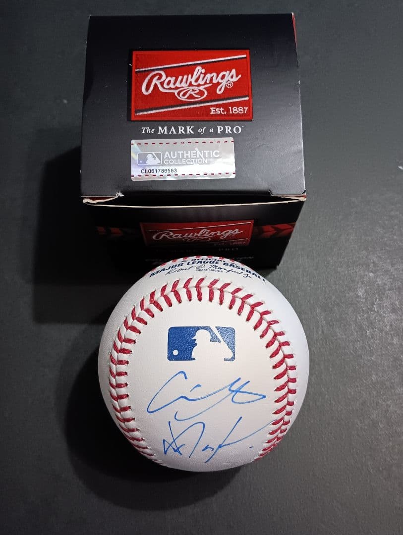 MLB公式球　山本由伸　大谷翔平　直筆サインボール　ダブルサイン　ドジャース
