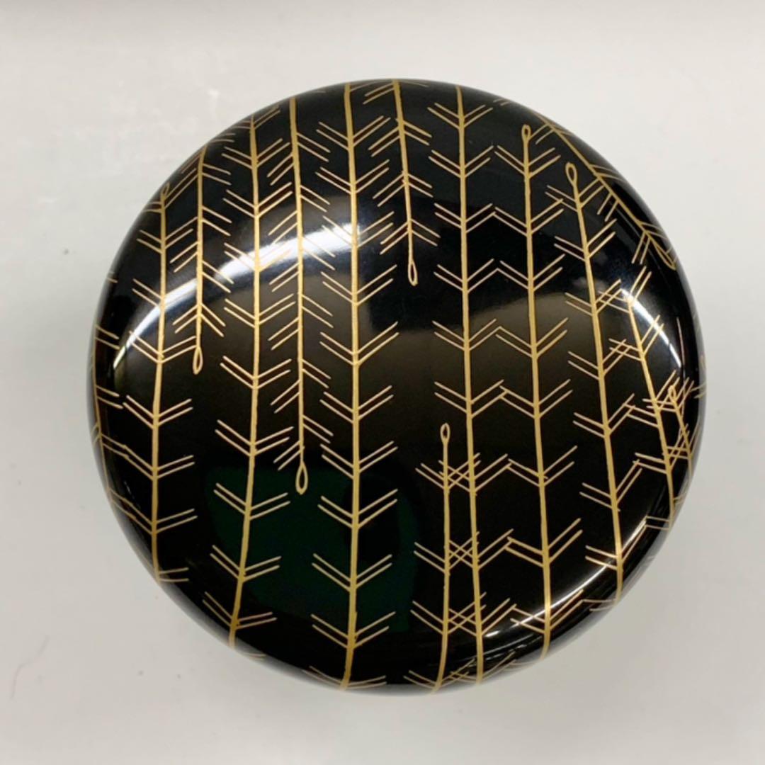 【中棗　芽張柳　蒔絵】高橋峯房