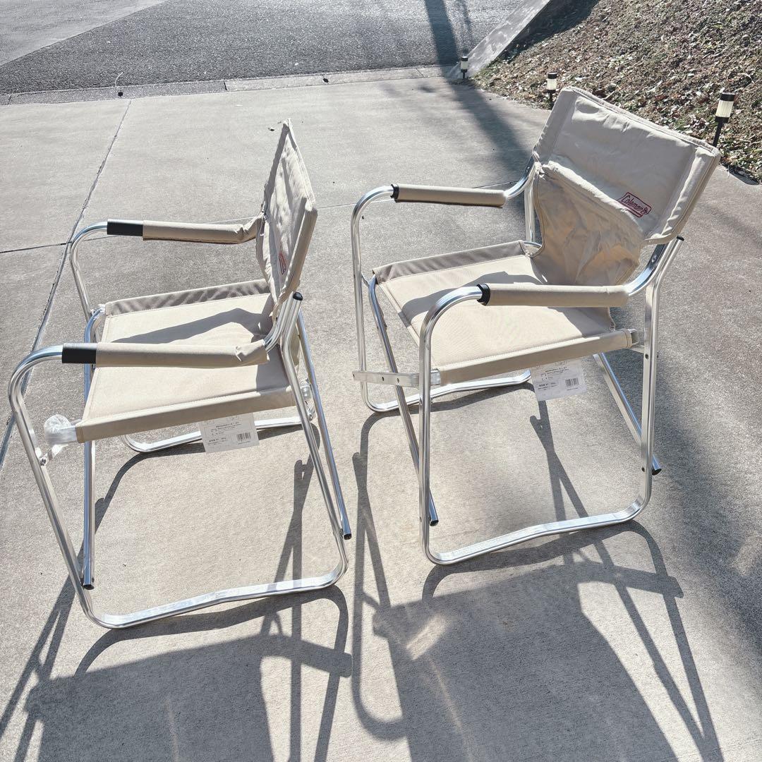☆廃盤カラー☆コールマン　デッキチェア　　（キャプテンチェア）２脚セット