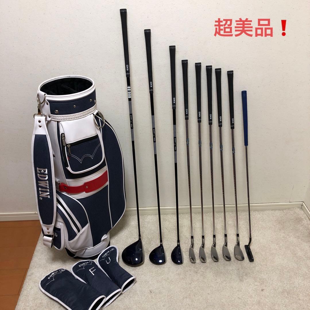 超美品❗️希少　完売品❗️ゴルフクラブセット　メンズ　キャディバッグ付き