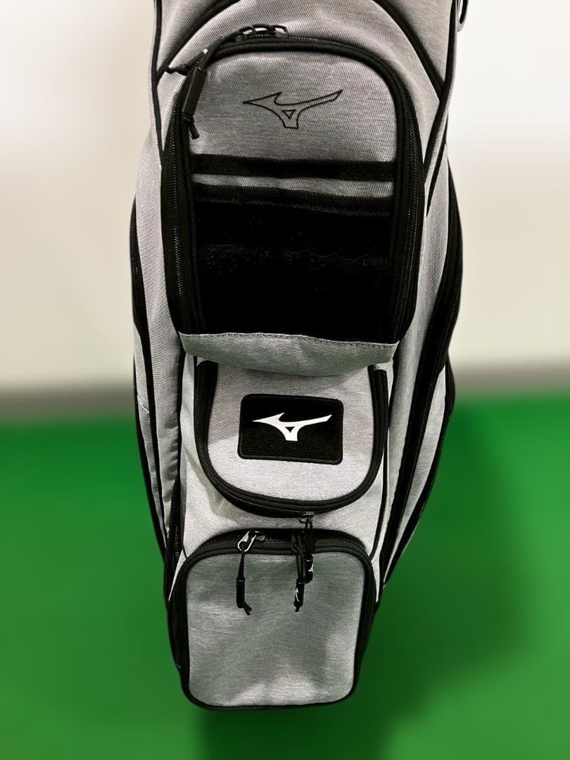 【中古美品】Mizuno BR-D 大容量 ゴルフバッグ グレー/ブラック