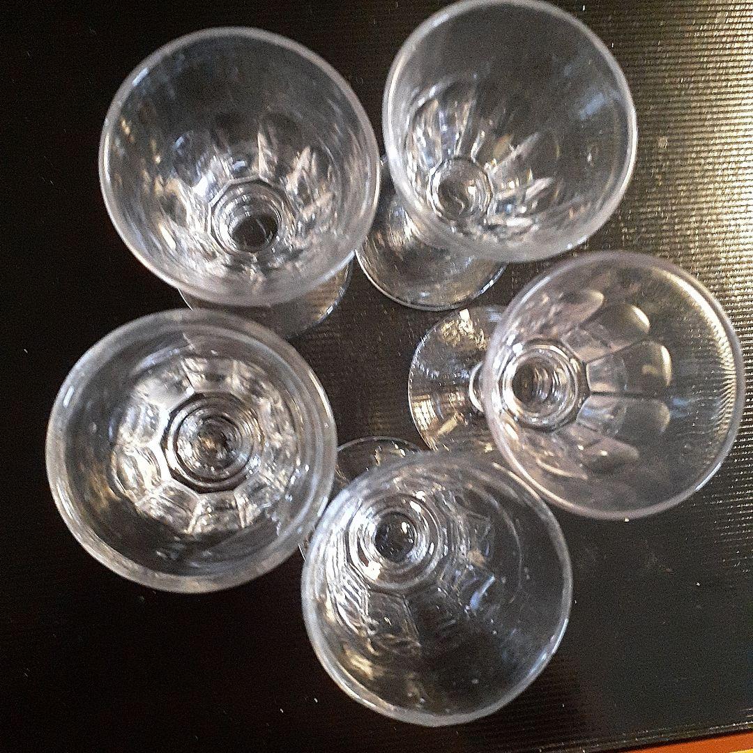 19Cのリキュールグラス5客