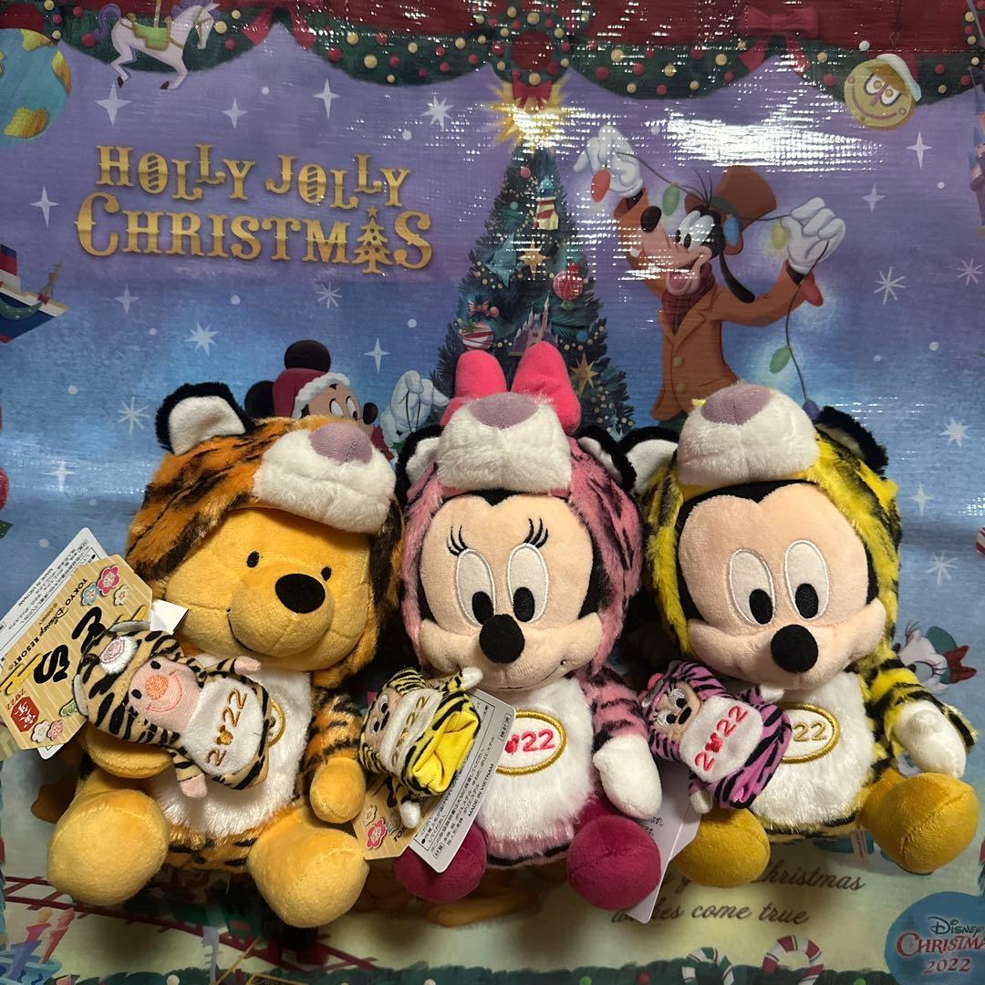 2022年干支　ぬいぐるみ　寅年　ミッキー ミニー プーさん ぬいぐるみ