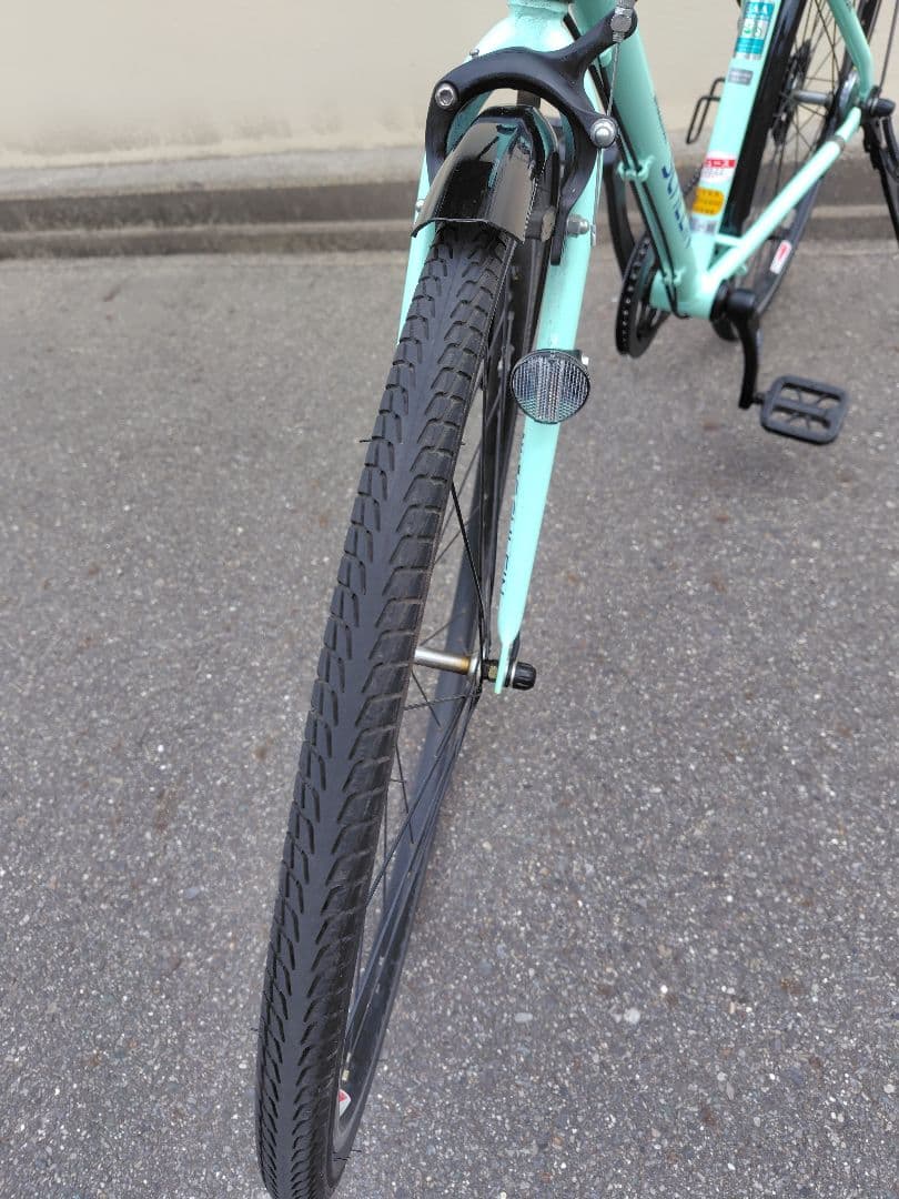 あさひ シュライン クロスバイク ミントグリーン 26インチ 自転車 美品 愛知