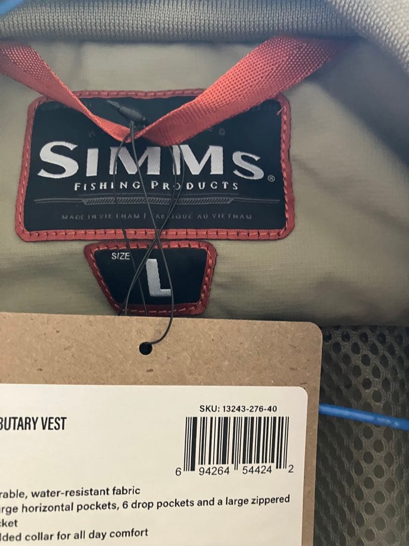 シムスsimmsメッシュベスト