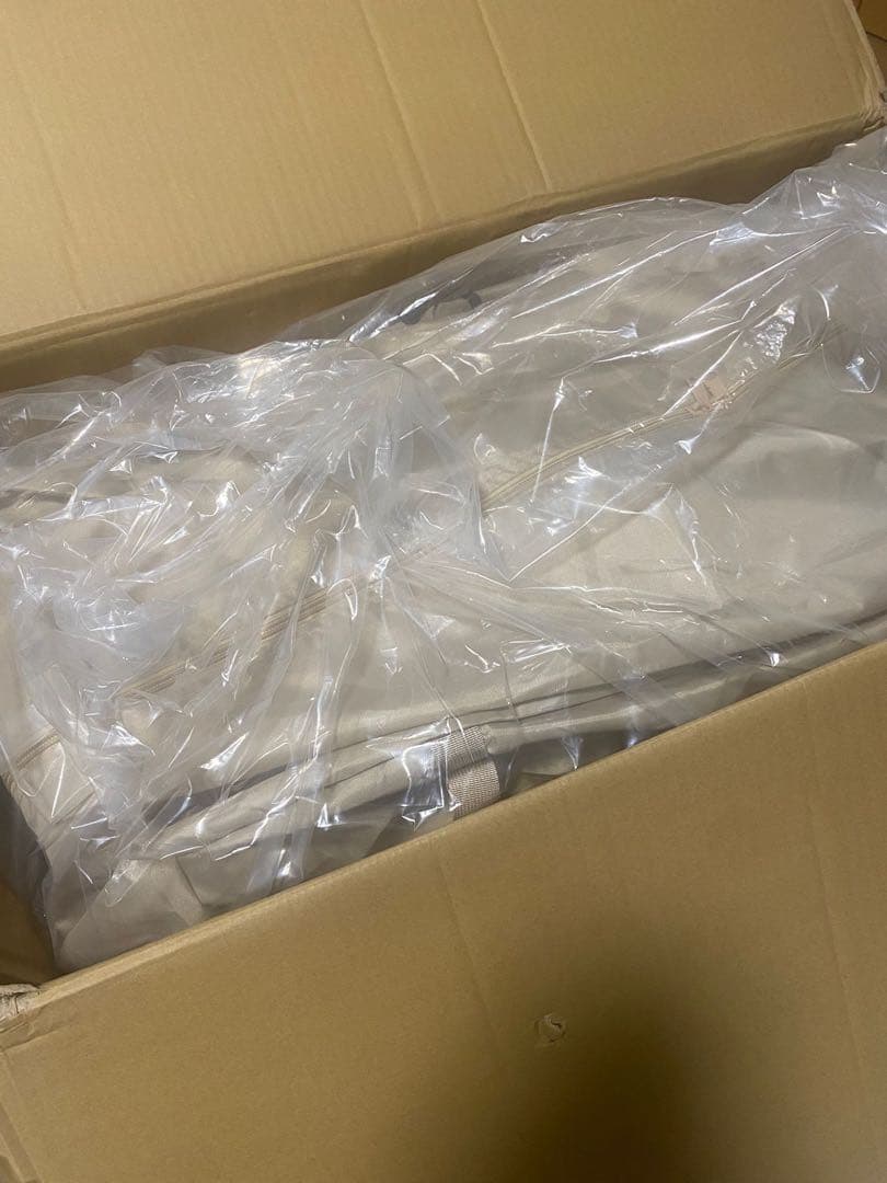 【煙突穴付き】TOMOUNT キャンプテント ベージュ