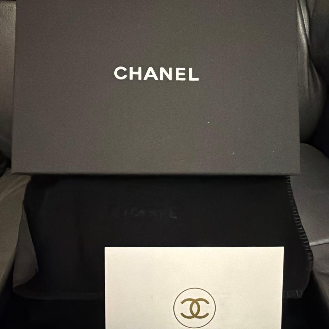 CHANEL シャネル　ベロア　ゴールドチェーン　ポシェット　非売品　ノベルティ