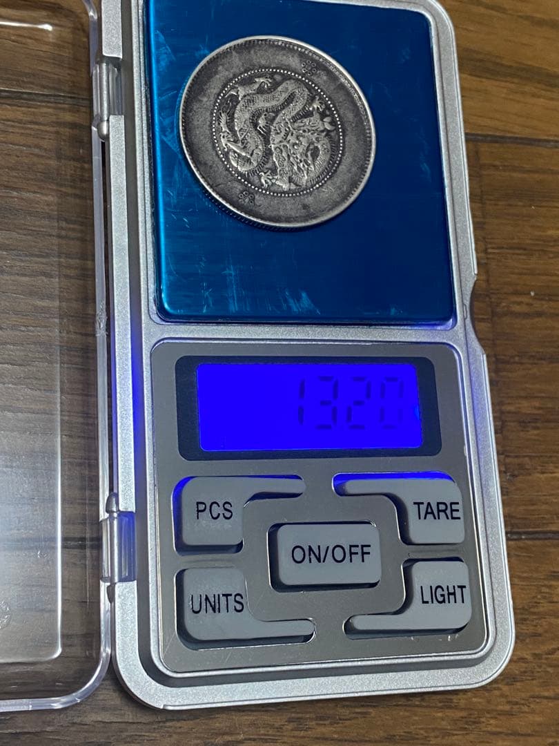 四川省造 光緒元寶 半圓50C 裸銭 2枚セット 本物保証 中国清代 銀貨 龍図