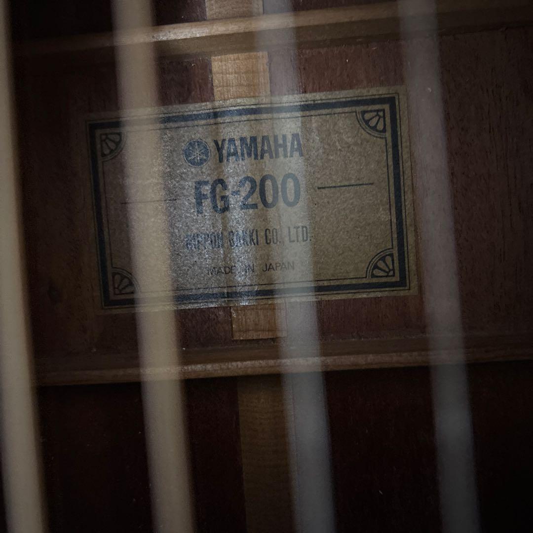 ヤマハFG200 竹原ピストル愛用ビンテージギター弦高調整済み