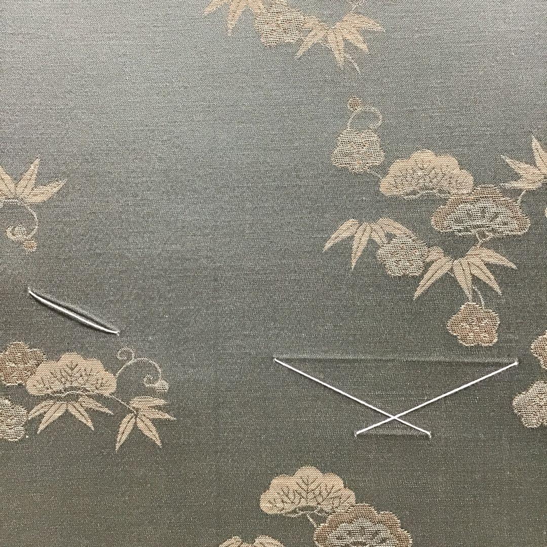 K茶道具　掛軸　御色紙掛軸(写真の色紙は付属していません)　紙箱　S993KJ