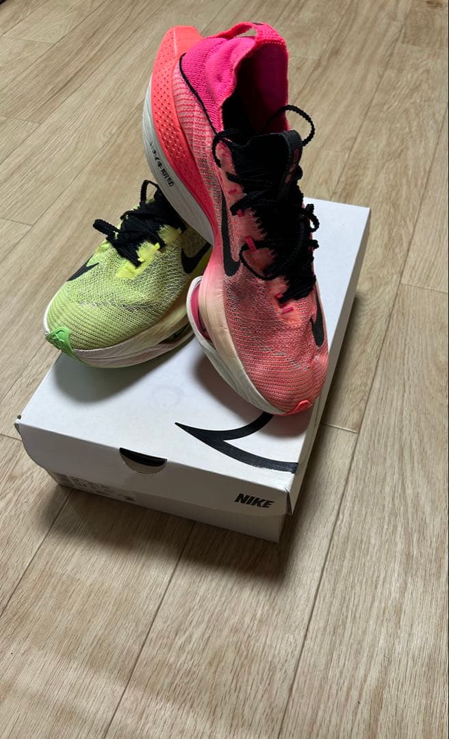 NIKE ZOOM ALPHAFLY NEXT％ FK 2レーシングシューズ