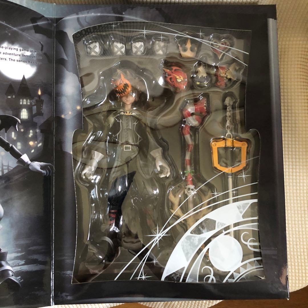 希少　未使用　キングダムハーツプレイアーツ改　ソラ　ハロウィンタウンver