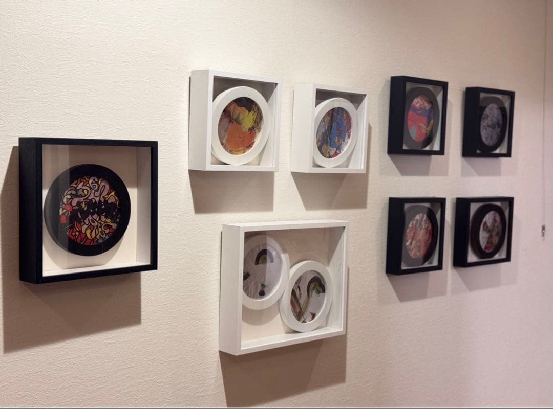 【1点物】Reflect-Print｜反射するミクストメディア作品