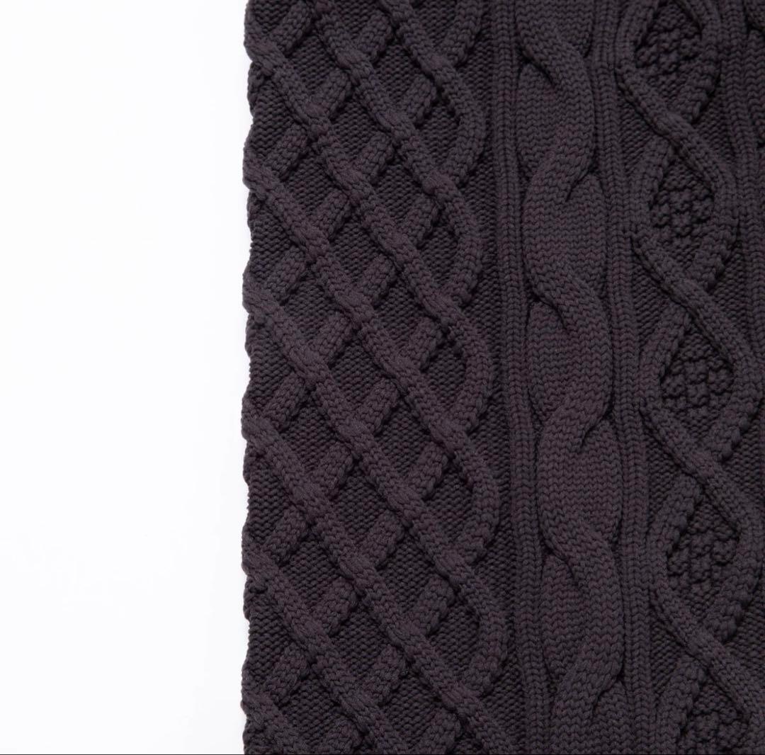 新品未使用【デヴァローゴルフ】ケーブル タートルネックセーター（M）