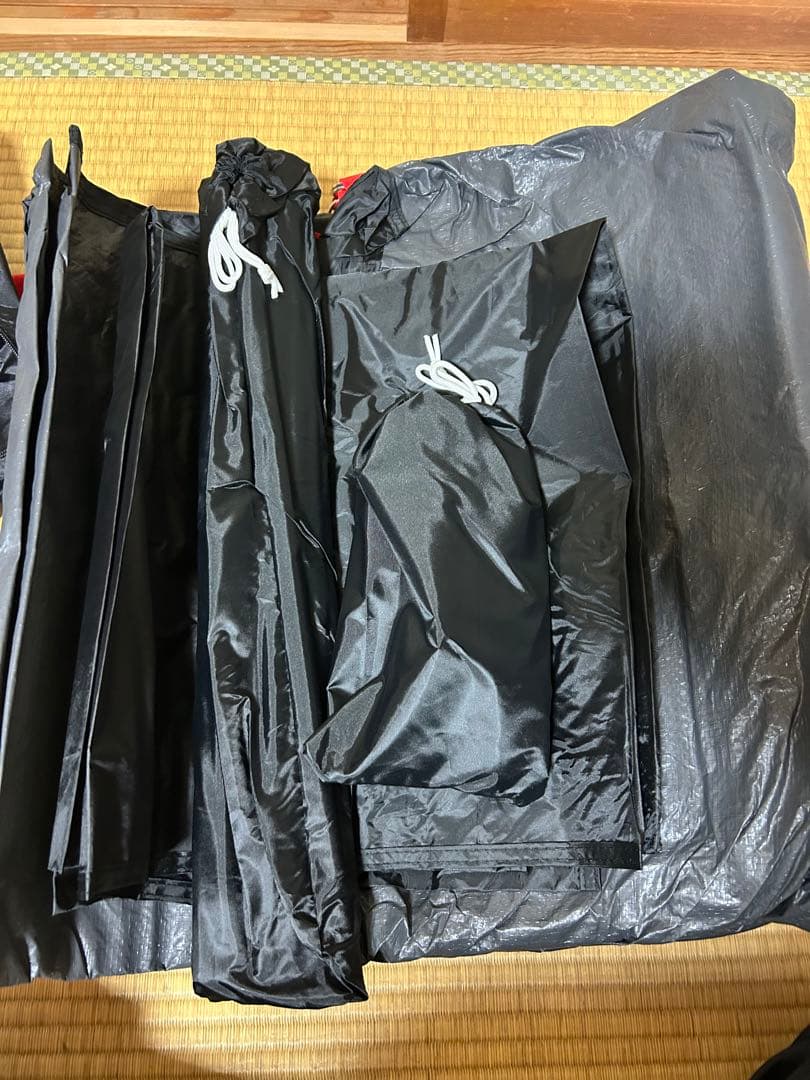 【未使用品】ロゴス Black UVスクリーンシェードM-AL