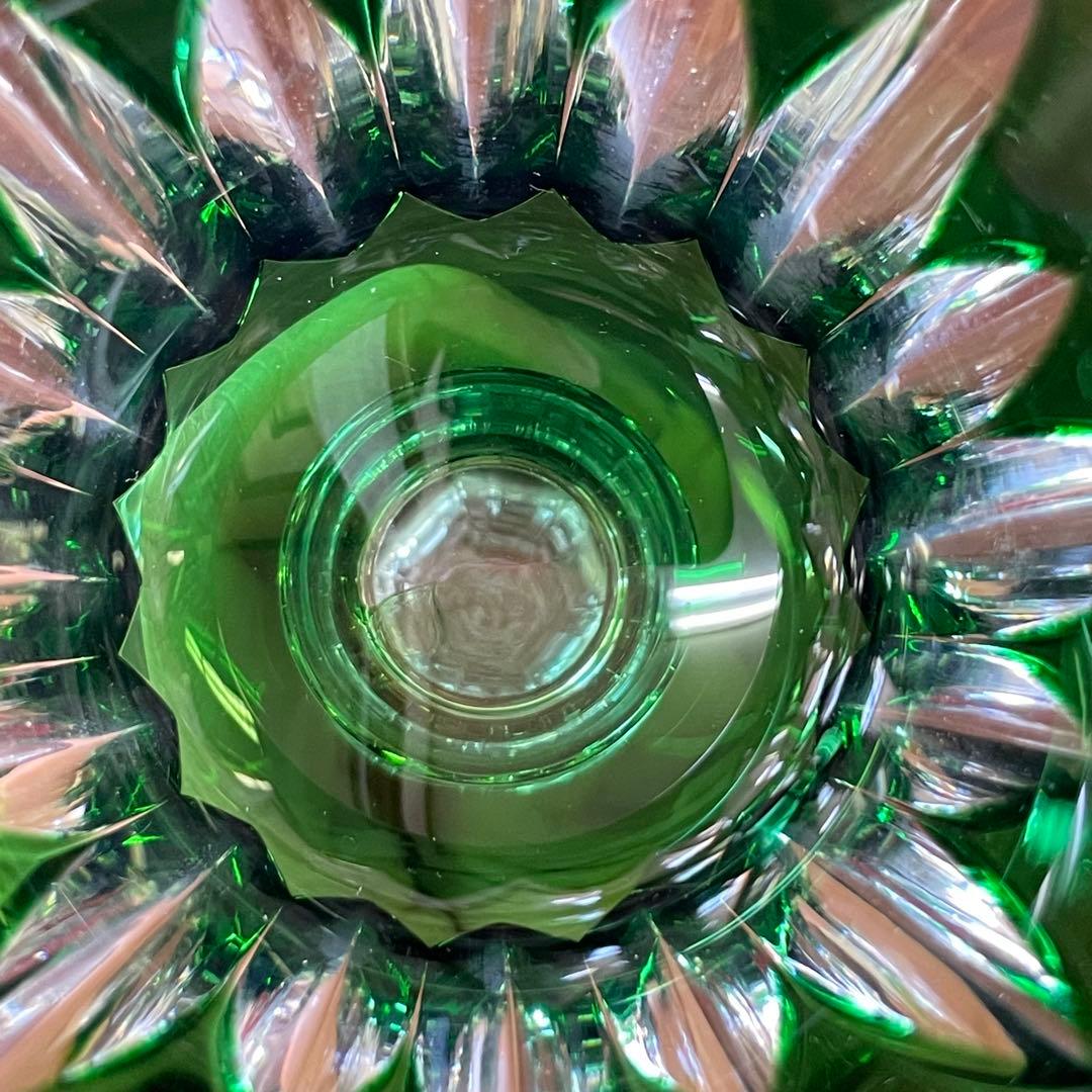 Baccarat バカラ グリーン 6客 ワイングラス グラス 食器