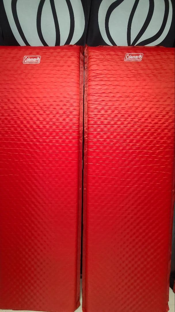限定カラー Coleman コールマン スリーピングマット 赤 2枚セット