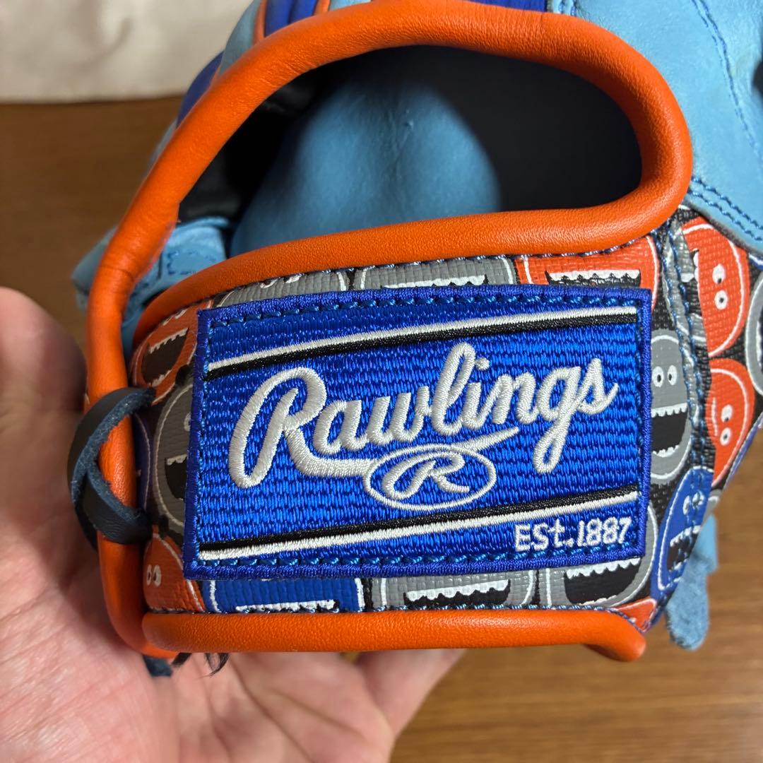 ローリングス HOH 一般軟式 グローブ グラブ 内野用 スマイル柄 美品