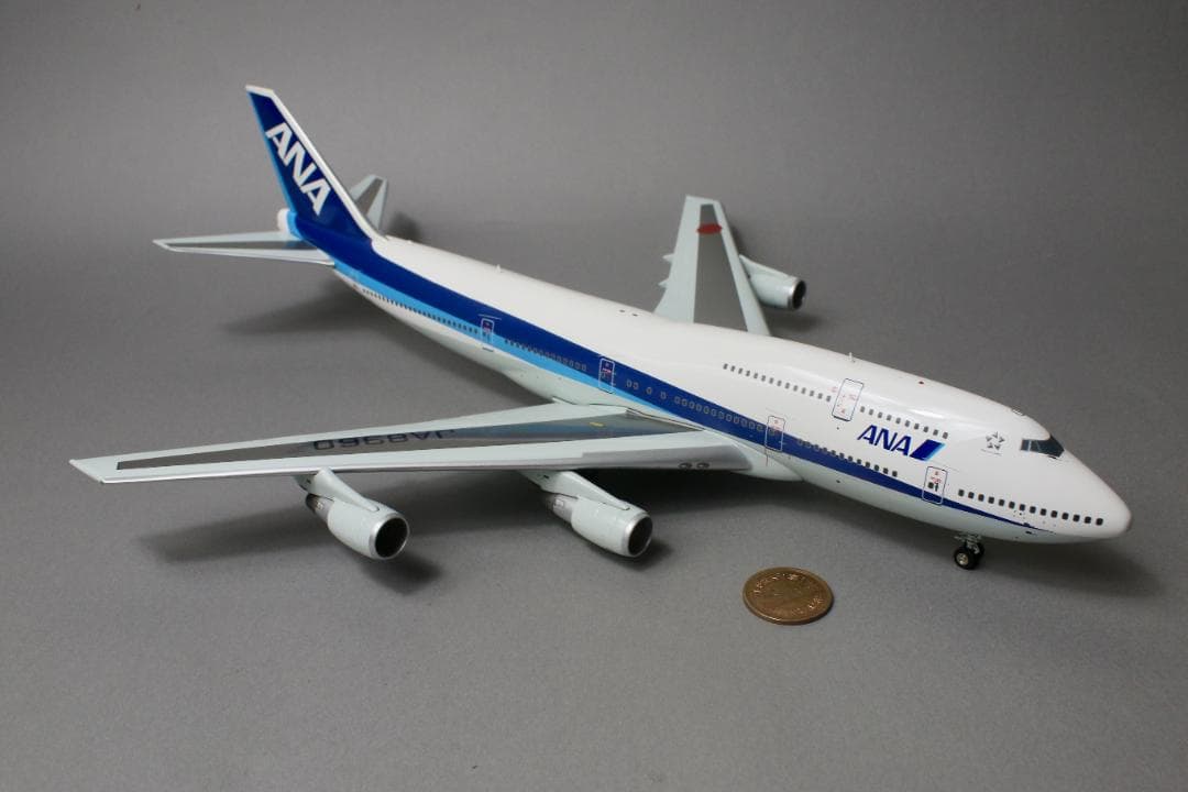 レア ANA B747-400D JA8960 1/200 完成品